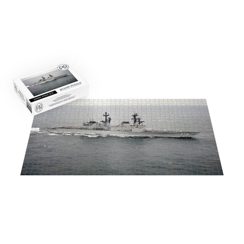 Destroyer USS Stump (DD 978) Underway Jigsaw Puzzle