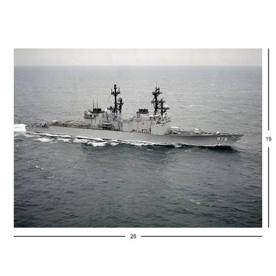 Destroyer USS Stump (DD 978) Underway Jigsaw Puzzle