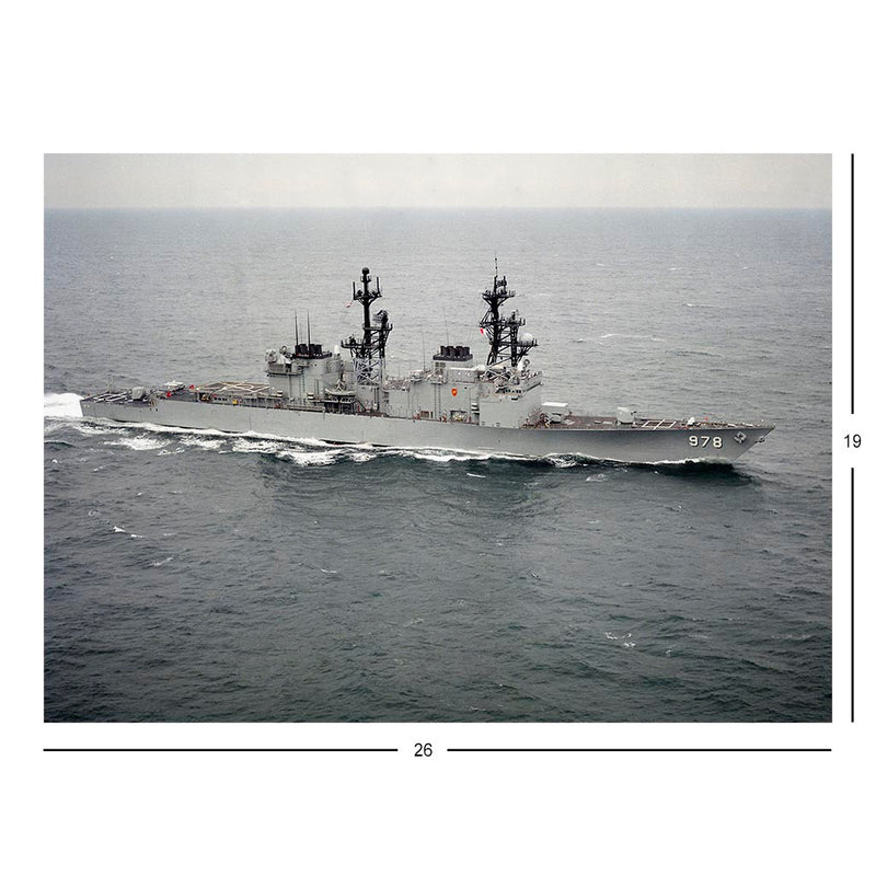 Destroyer USS Stump (DD 978) Underway Jigsaw Puzzle