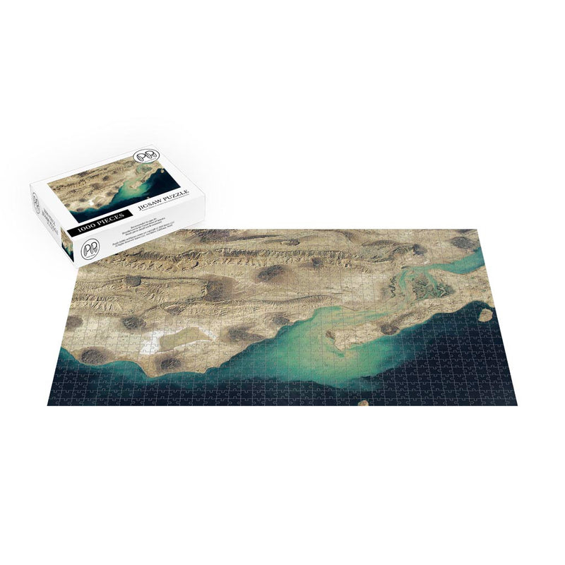 ISS Photograph of The Zagros Mountains, Iran Jigsaw Puzzle