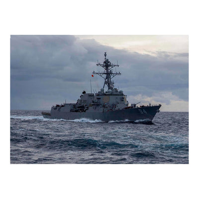 Guided-missile Destroyer USS Bulkeley (DDG 84) Transits The Ionian Sea Jigsaw Puzzle