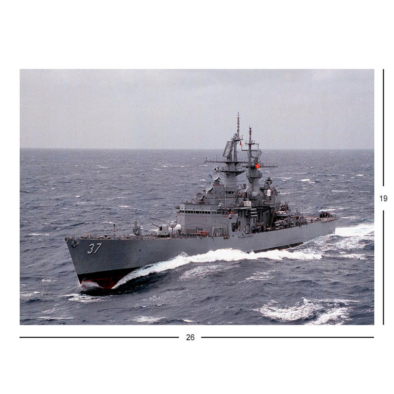Nuclear-powered Guided Missile Cruiser USS South Carolina (CGN-37) Transits The Atlantic Ocean Jigsaw Puzzle