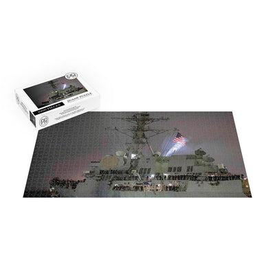 Guided-missile Destroyer USS Forrest Sherman (DDG 98) Returns To Naval Station Norfolk Jigsaw Puzzle