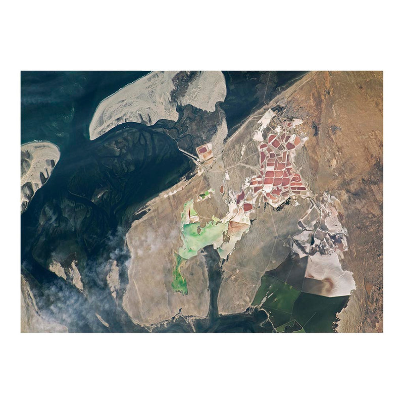ISS Photograph of Laguna Ojo de Liebre, Baja Peninsula Jigsaw Puzzle