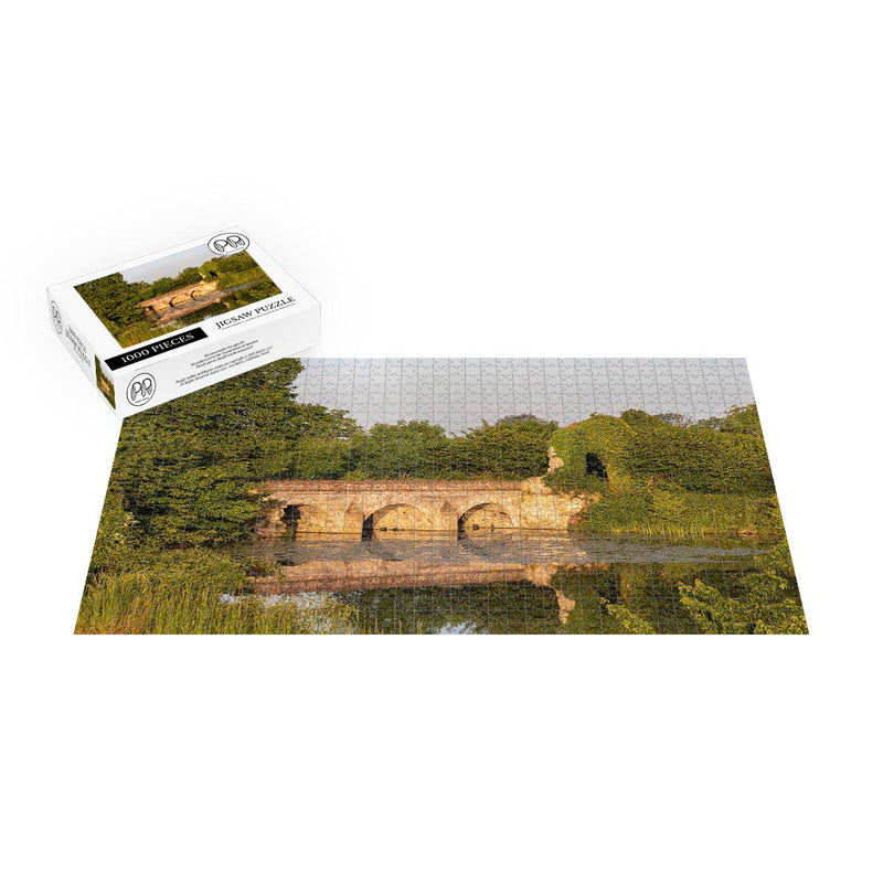 Bridge at Kakesbeck Castle, North Rhine-Westphalia, Germany Jigsaw Puzzle