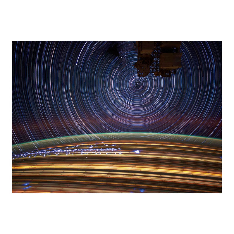 ISS Photograph of Stars in Motion From Earth Orbit Jigsaw Puzzle