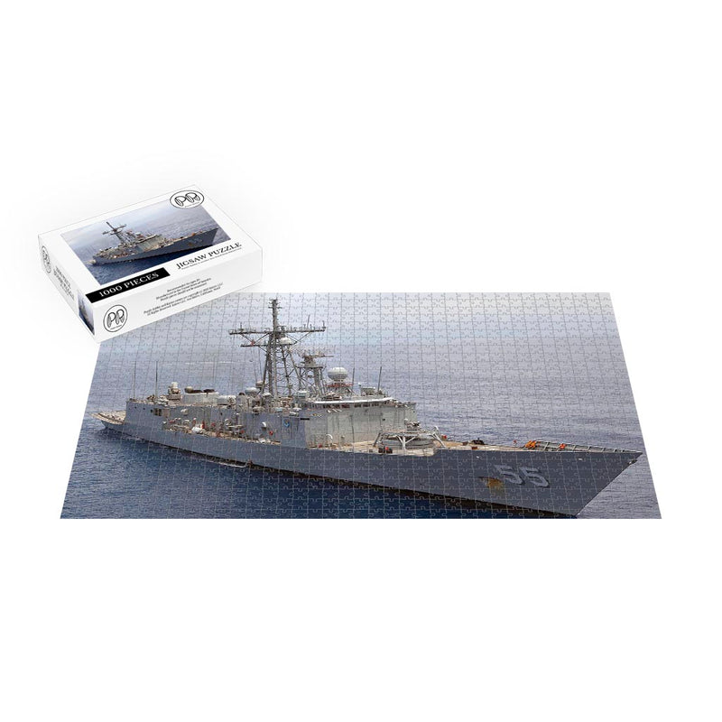 Guided-missile Frigate USS Elrod (FFG 55) At Sea Jigsaw Puzzle