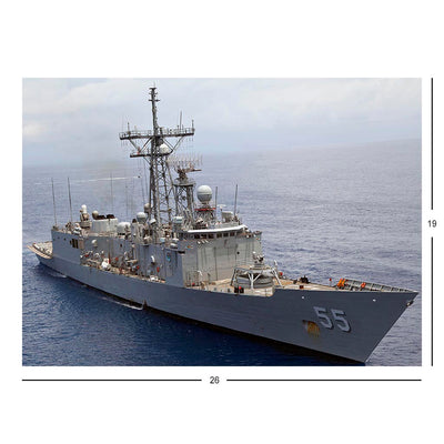 Guided-missile Frigate USS Elrod (FFG 55) At Sea Jigsaw Puzzle