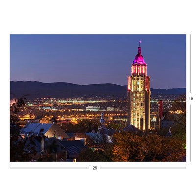 Edifice Price At Night, Quebec City, Canada Jigsaw Puzzle