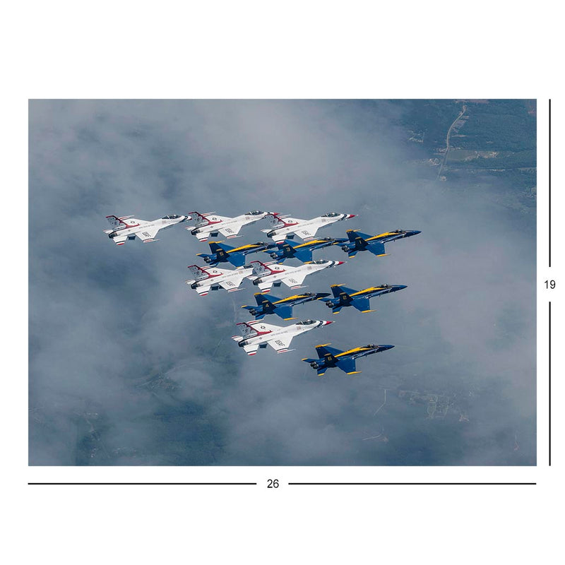 Thunderbirds and Angels Jigsaw Puzzle