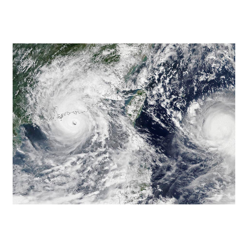 Suomi NPP Satellite Image of Typhoon Saola Off China&
