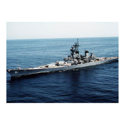 Battleship USS New Jersey (BB-62) Underway Jigsaw Puzzle