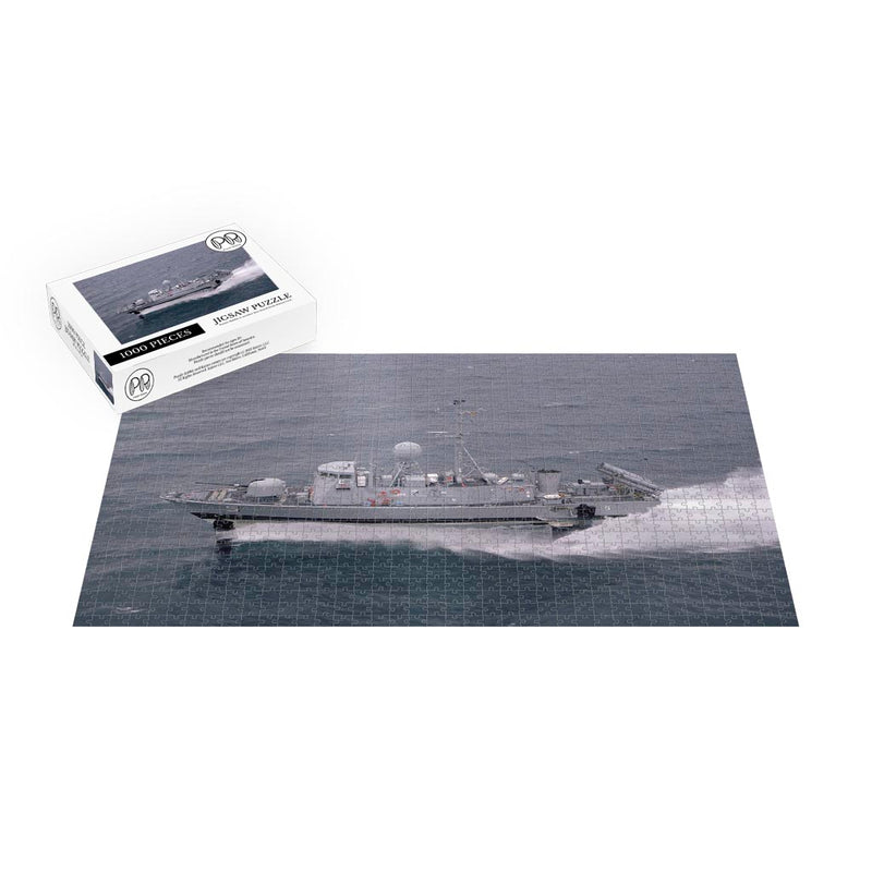 Patrol Combatant-Missile (Hydrofoil) USS ARIES (PHM-5) Underway Jigsaw Puzzle