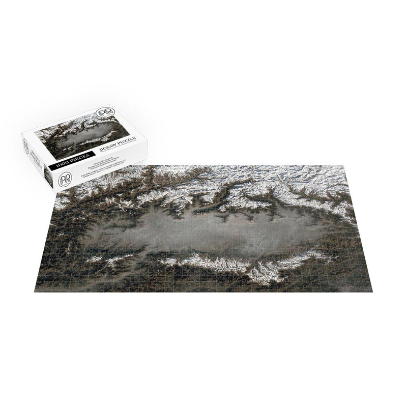 ISS Photograph of Smog in The Himalayas Jigsaw Puzzle