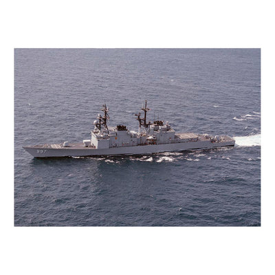 Destroyer USS Hayler (DD 997) En Route To New York City for Fleet Week'89 Jigsaw Puzzle