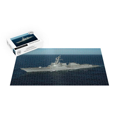 Guided-missile destroyer USS Delbert D. Black (DDG 119) Transits The Mediterranean Sea Jigsaw Puzzle