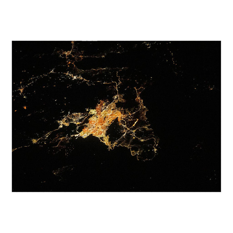 ISS Photograph of Athens At Night Jigsaw Puzzle