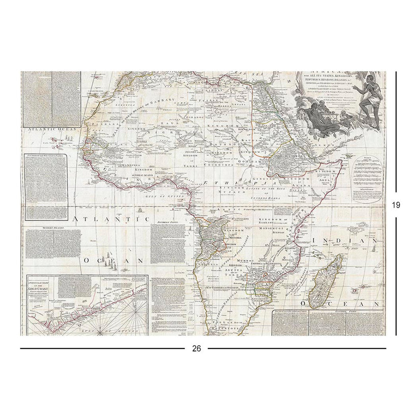 18th Century Map of Africa Jigsaw Puzzle