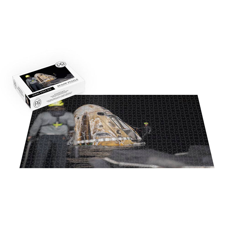 Crew Recovers SpaceX Crew Dragon Endurance Jigsaw Puzzle
