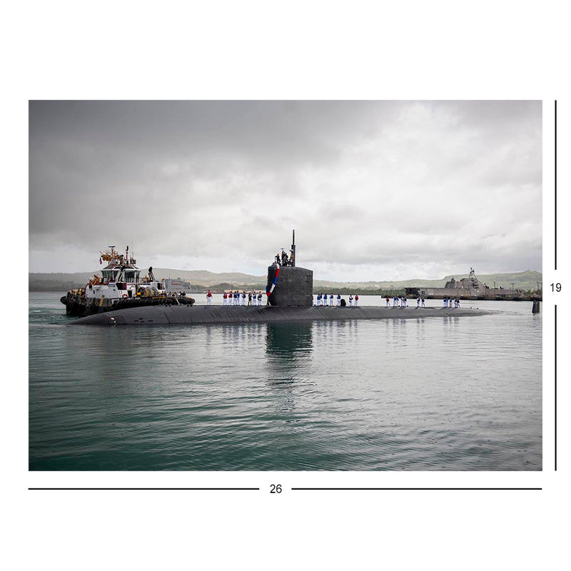 Submarine USS Annapolis (SSN 760) Returns To Guam Jigsaw Puzzle