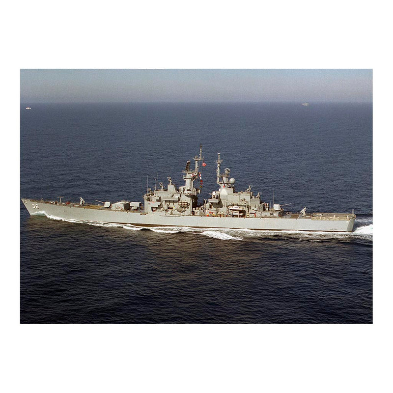 Nuclear-powered Guided Missile Cruiser USS California (CGN-36) Underway Off The Coast of Southern California Jigsaw Puzzle