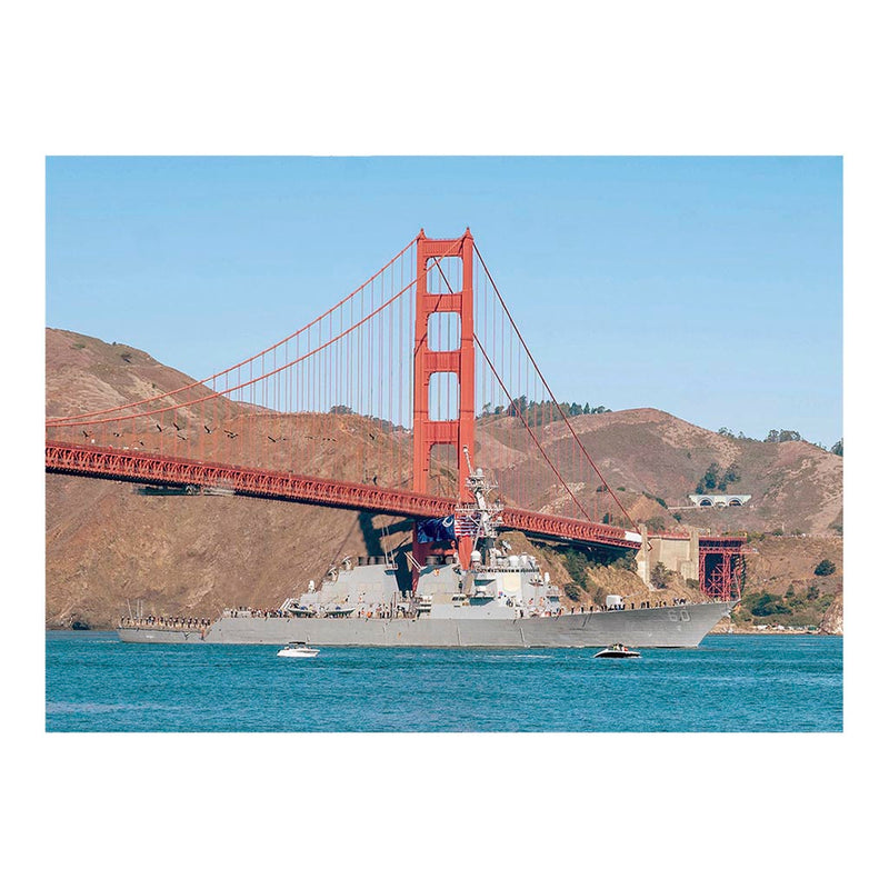 Destroyer USS Paul Hamilton (DDG 60) Transits San Francisco Bay Jigsaw Puzzle