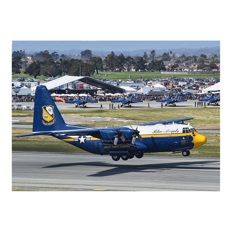 Fat Albert Takes Off From the Salinas Municipal Airport At The California International Airshow Jigsaw Puzzle