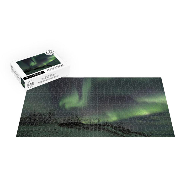 Aurora Borealis, Abisko National Park, Sweden Jigsaw Puzzle