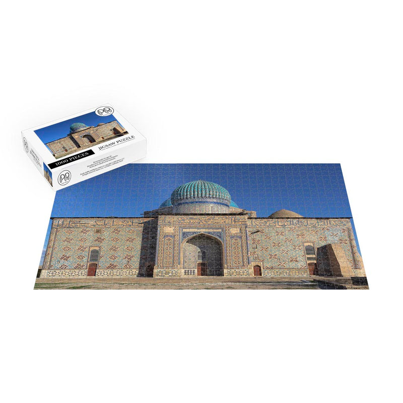 Mausoleum of Khoja Ahmed Yasawi, Hazrat-e Turkestan, Kazakhstan Jigsaw Puzzle