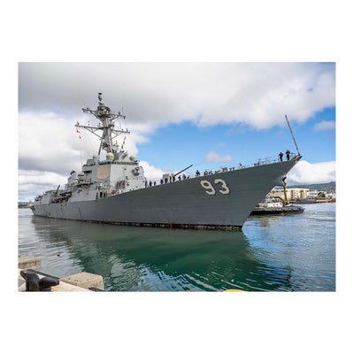 Destroyer USS Chung-Hoon (DDG 93) Gets Underway From Pearl Harbor Jigsaw Puzzle