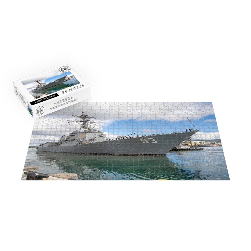 Destroyer USS Chung-Hoon (DDG 93) Gets Underway From Pearl Harbor Jigsaw Puzzle