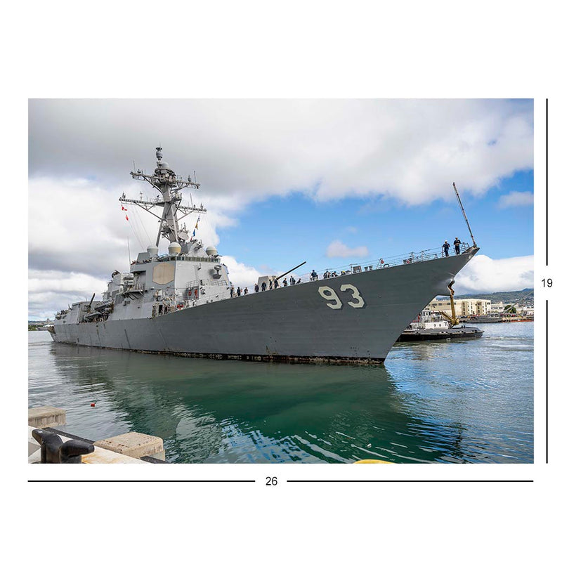 Destroyer USS Chung-Hoon (DDG 93) Gets Underway From Pearl Harbor Jigsaw Puzzle