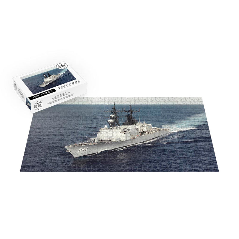 Destroyer USS John Rodgers (DD 983) Underway Jigsaw Puzzle