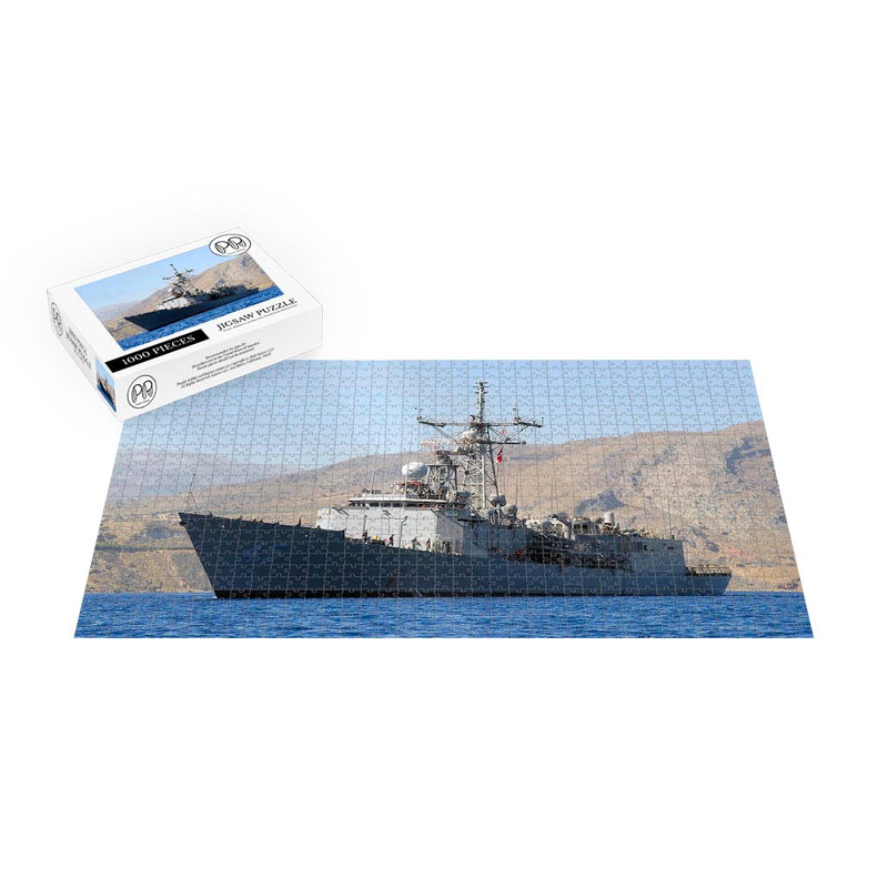 Guided-missile Frigate USS De Wert (FFG 45) Arrives At Souda Bay Jigsaw Puzzle