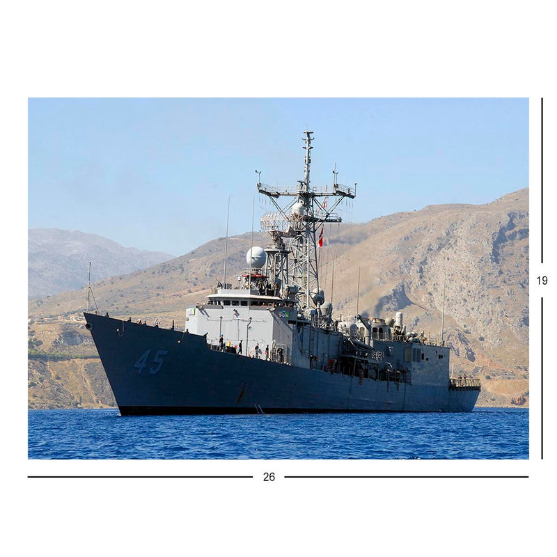 Guided-missile Frigate USS De Wert (FFG 45) Arrives At Souda Bay Jigsaw Puzzle