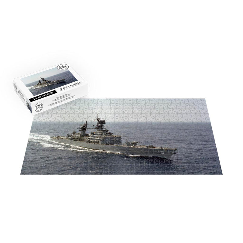 Guided Missile Cruiser USS Horne (CG 30) Underway Jigsaw Puzzle