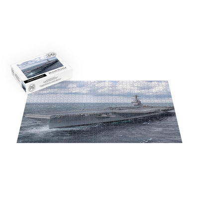 USS Gerald R Ford Aircraft Carrier Jigsaw Puzzle