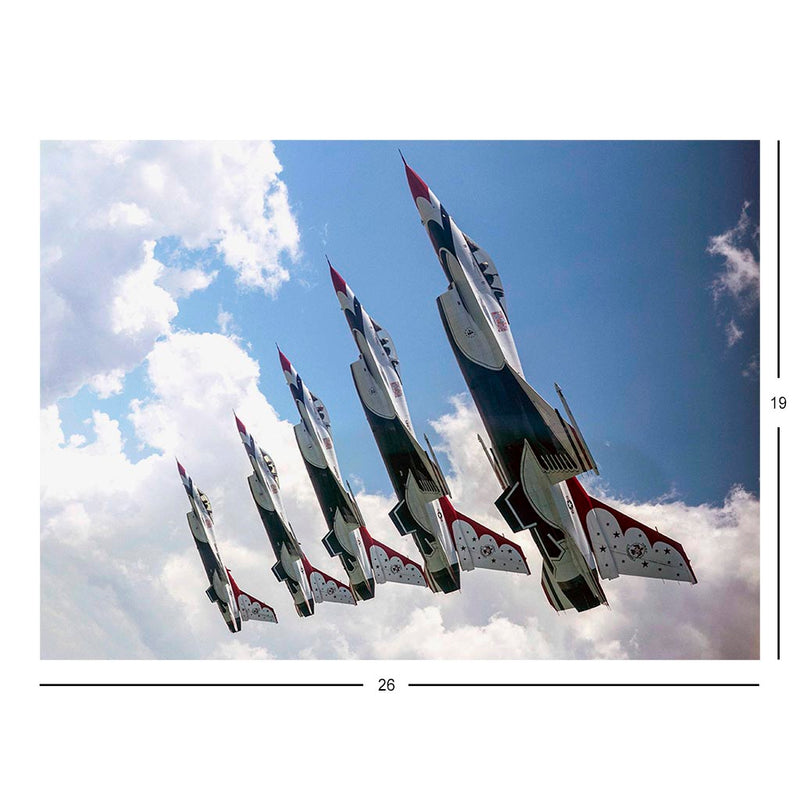 Air Force Thunderbirds Perform AT Cocoa Beach, FL, April 2023 Jigsaw Puzzle