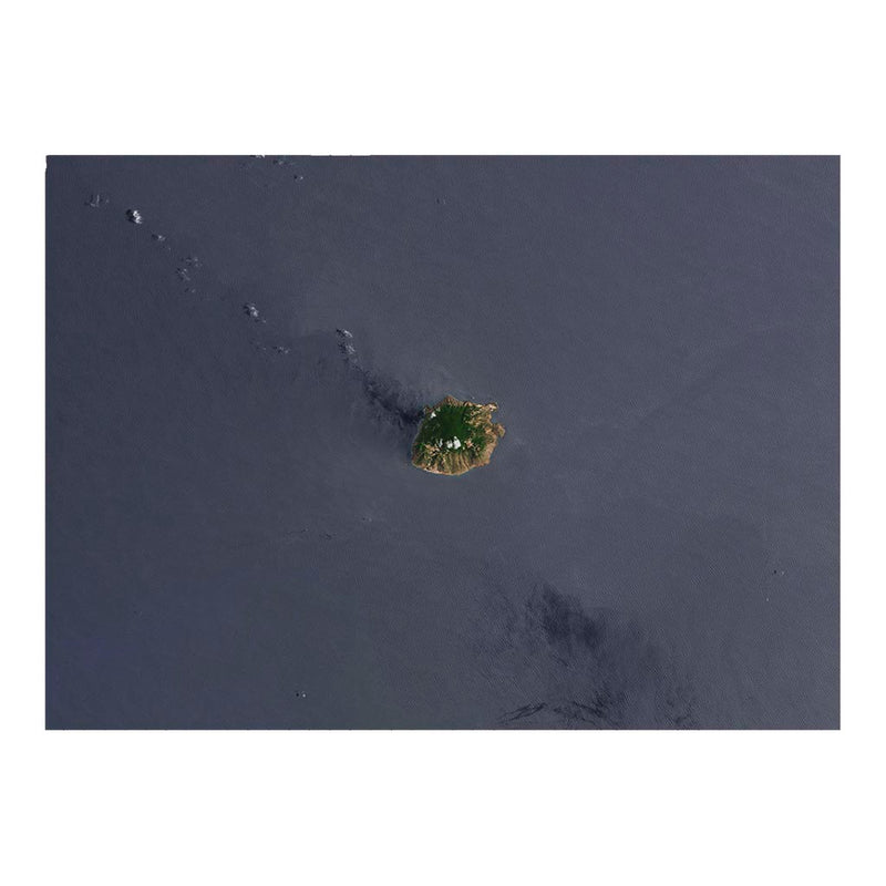 Landsat 8 Image of Saba, US Virgin Islands Jigsaw Puzzle