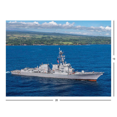 USS Daniel Inouye Guided Missile Destroyer Jigsaw Puzzle