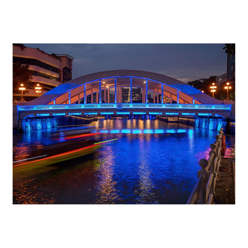 The Elgin Bridge Across The Singapore River Jigsaw Puzzle