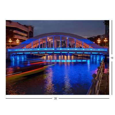The Elgin Bridge Across The Singapore River Jigsaw Puzzle