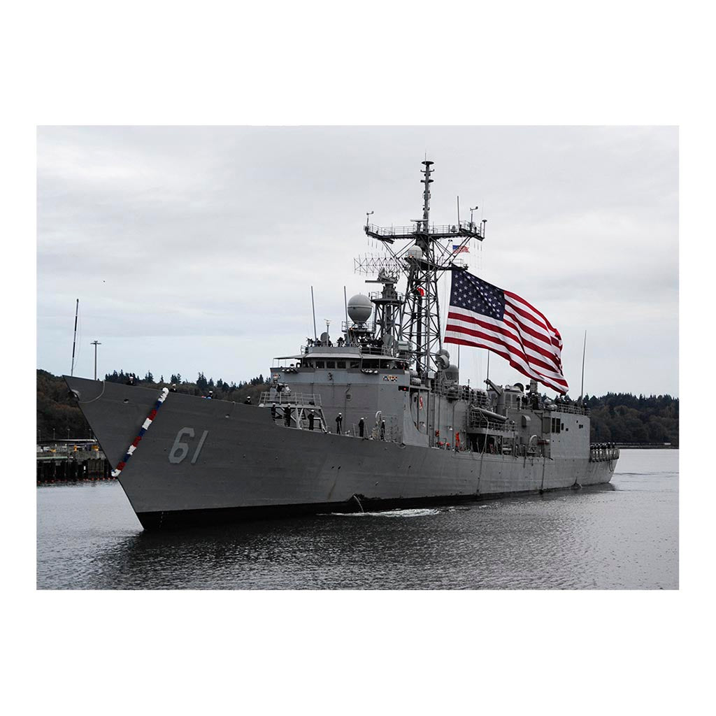 Guided-missile Frigate USS Ingraham (FFG 61) At Naval Station Everett ...