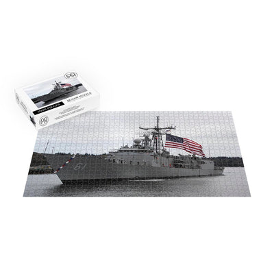 Guided-missile Frigate USS Ingraham (FFG 61) At Naval Station Everett Jigsaw Puzzle