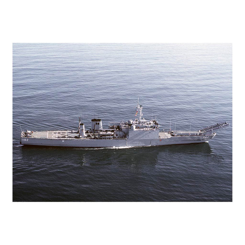 Tank Landing Ship USS Fresno (LST 1182) Underway Jigsaw Puzzle
