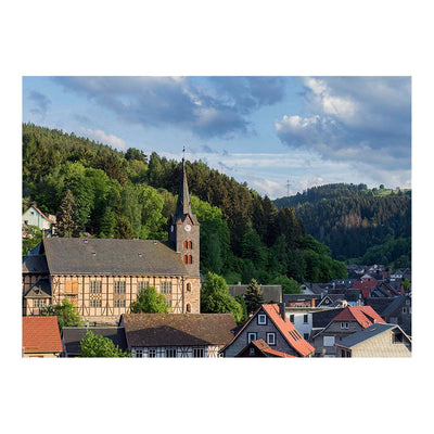 Neo-Gothic St. Catherine's Church, Mellenbach-Glasbach, Germany Jigsaw Puzzle