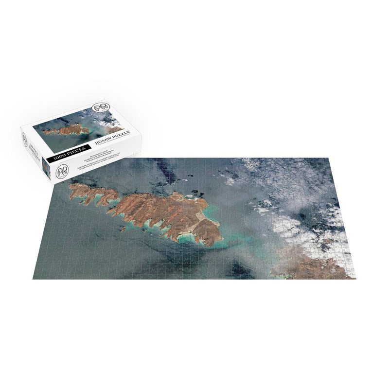 ISS Photograph of Espiritu Santo Archipelago Jigsaw Puzzle