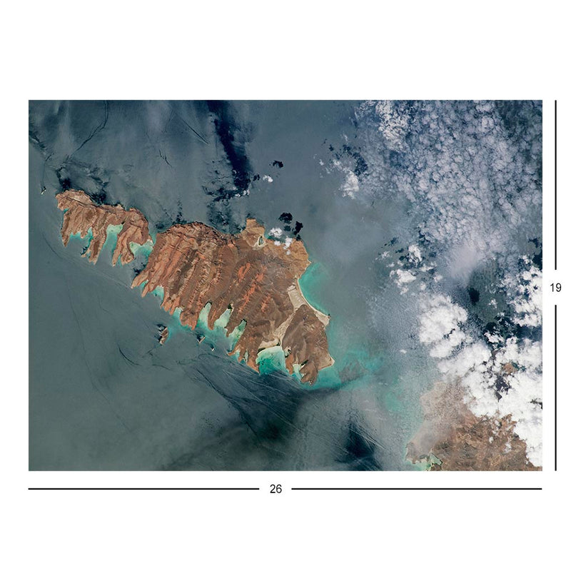 ISS Photograph of Espiritu Santo Archipelago Jigsaw Puzzle