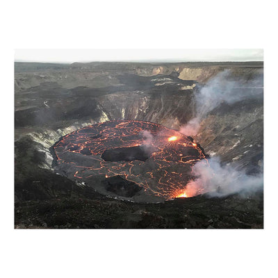 Kilauea summit eruption in Halema'uma'u crater on October 2, 2021 Jigsaw Puzzle