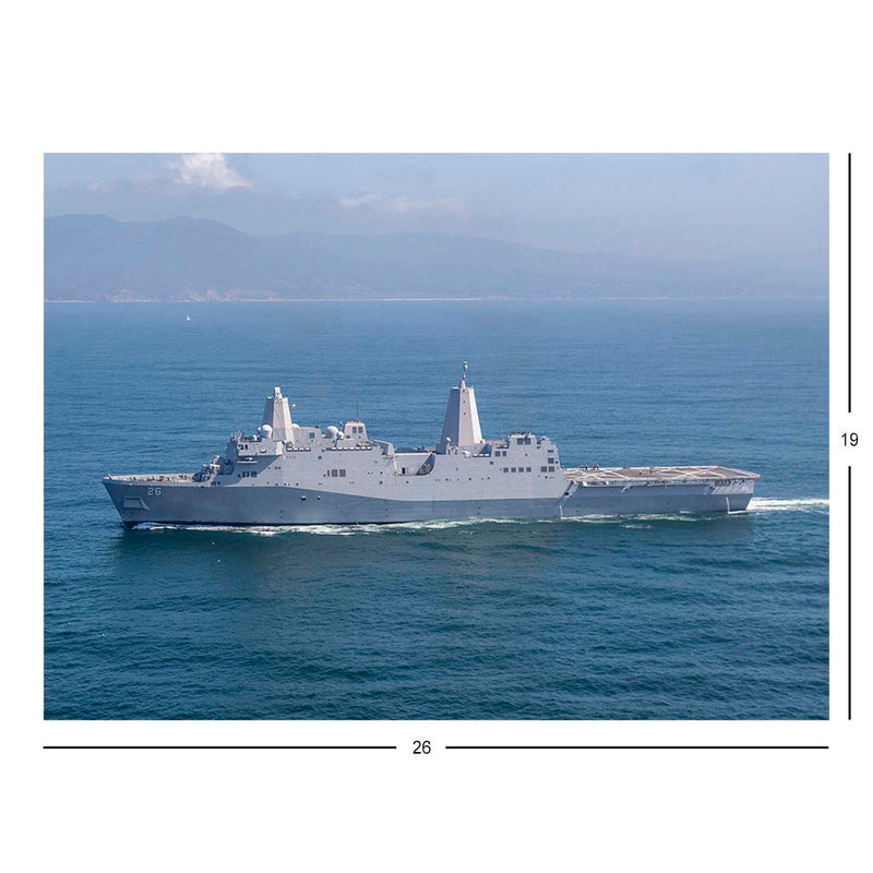USS John P. Murtha (LPD 26) Enroute to San Francisco Fleet Week Jigsaw Puzzle